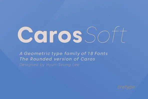 Caros Soft Font