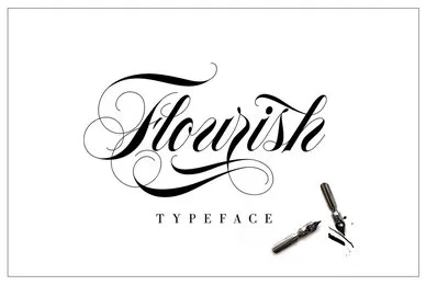 Flourish Typeface