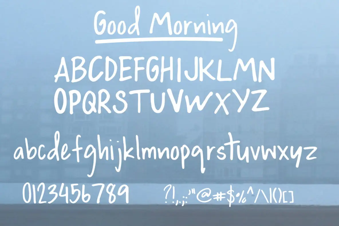 Good Morning Font - Fontpath