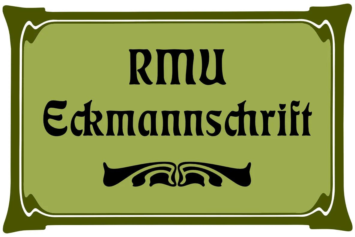 RMU Eckmannschrift