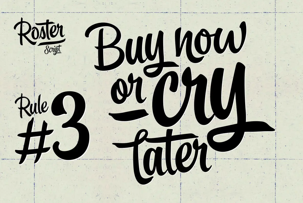 Roster Font YouWorkForThem