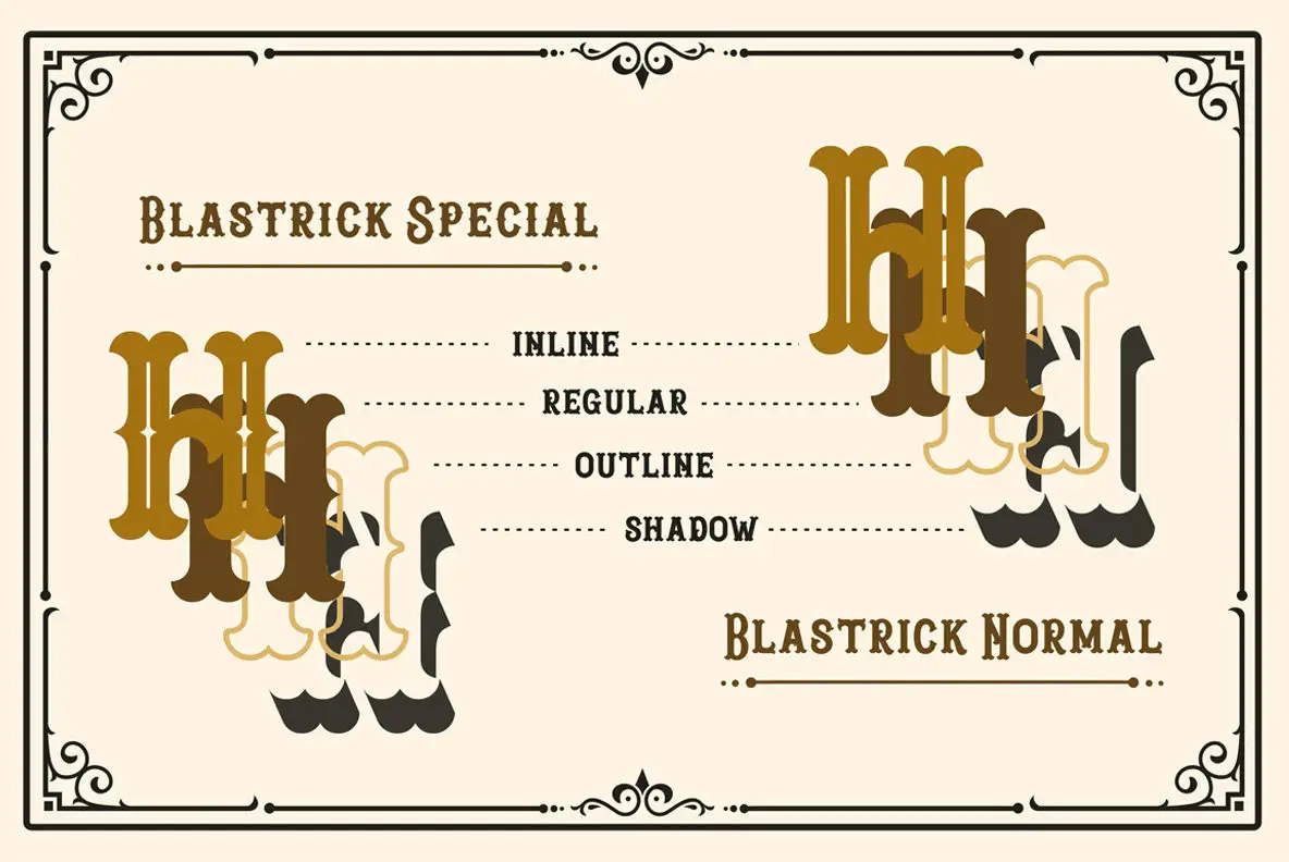 Blastrick Font YouWorkForThem