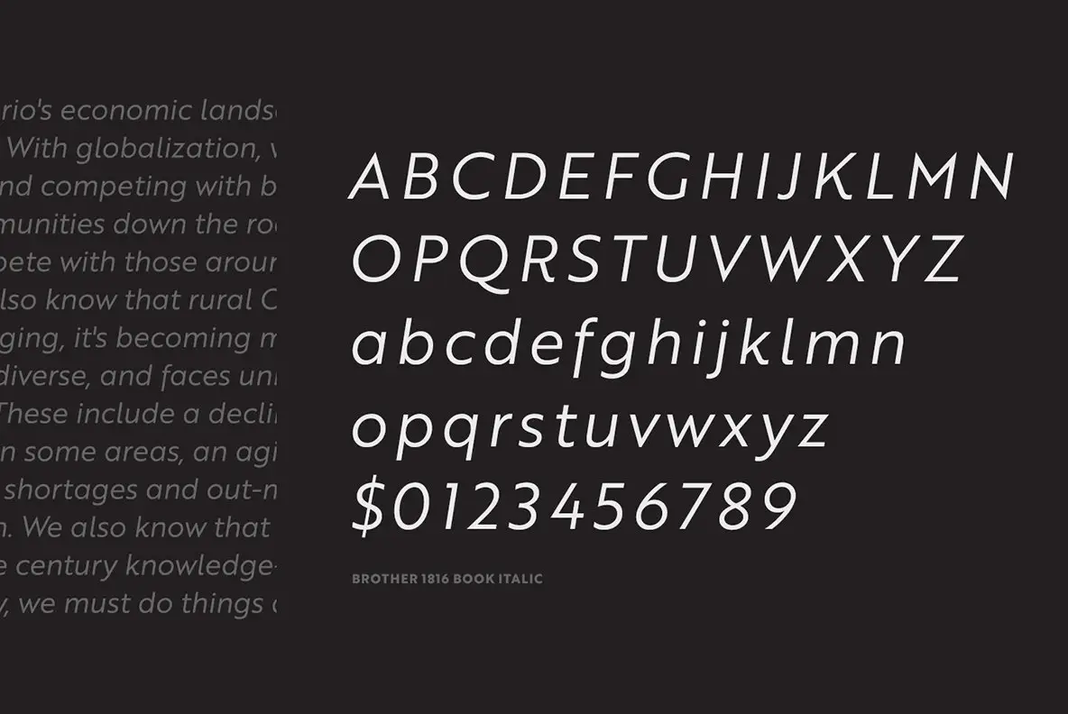 Brother 1816 Font - Youworkforthem