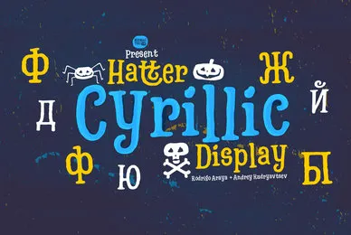 Hatter Cyrillic Display