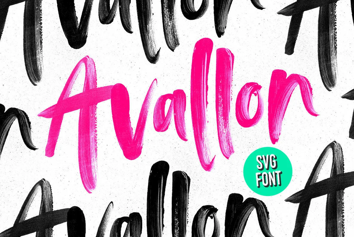 Avallon OpenSVG Font