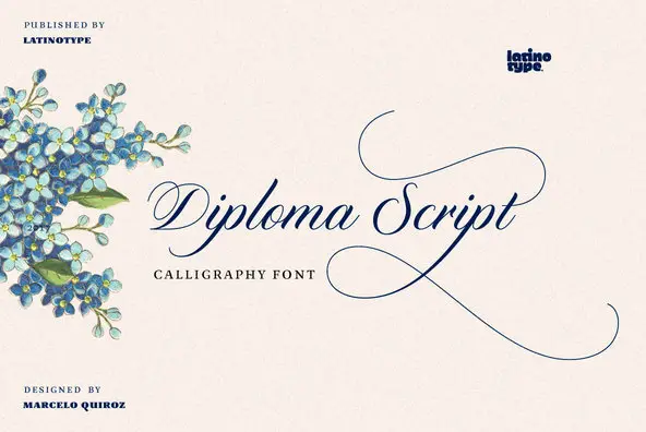 Diploma Script Font