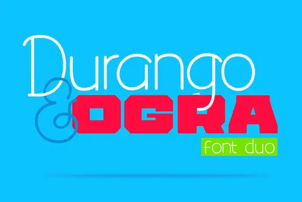 Durango  Ogra Font Duo Font