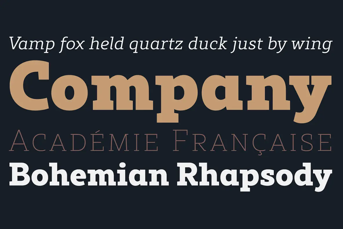 Rival Slab Font YouWorkForThem