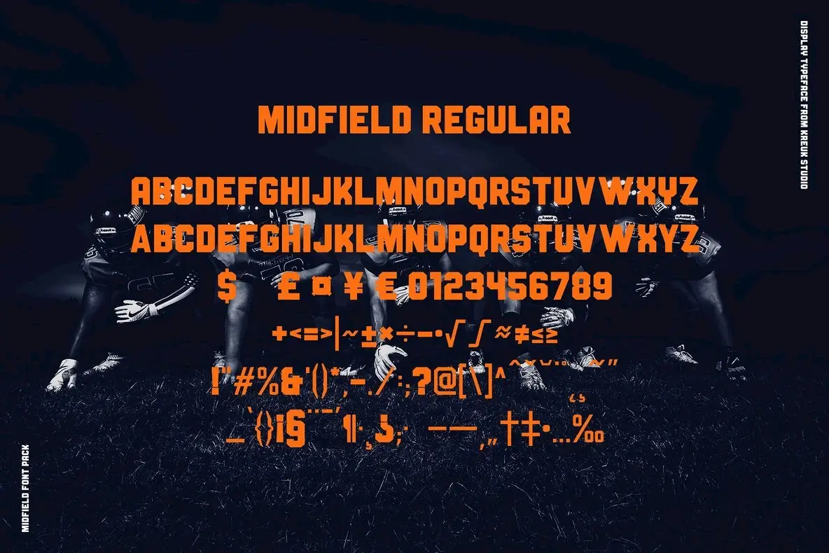 Midfields 2 Logo Midfield Font - Fontpath