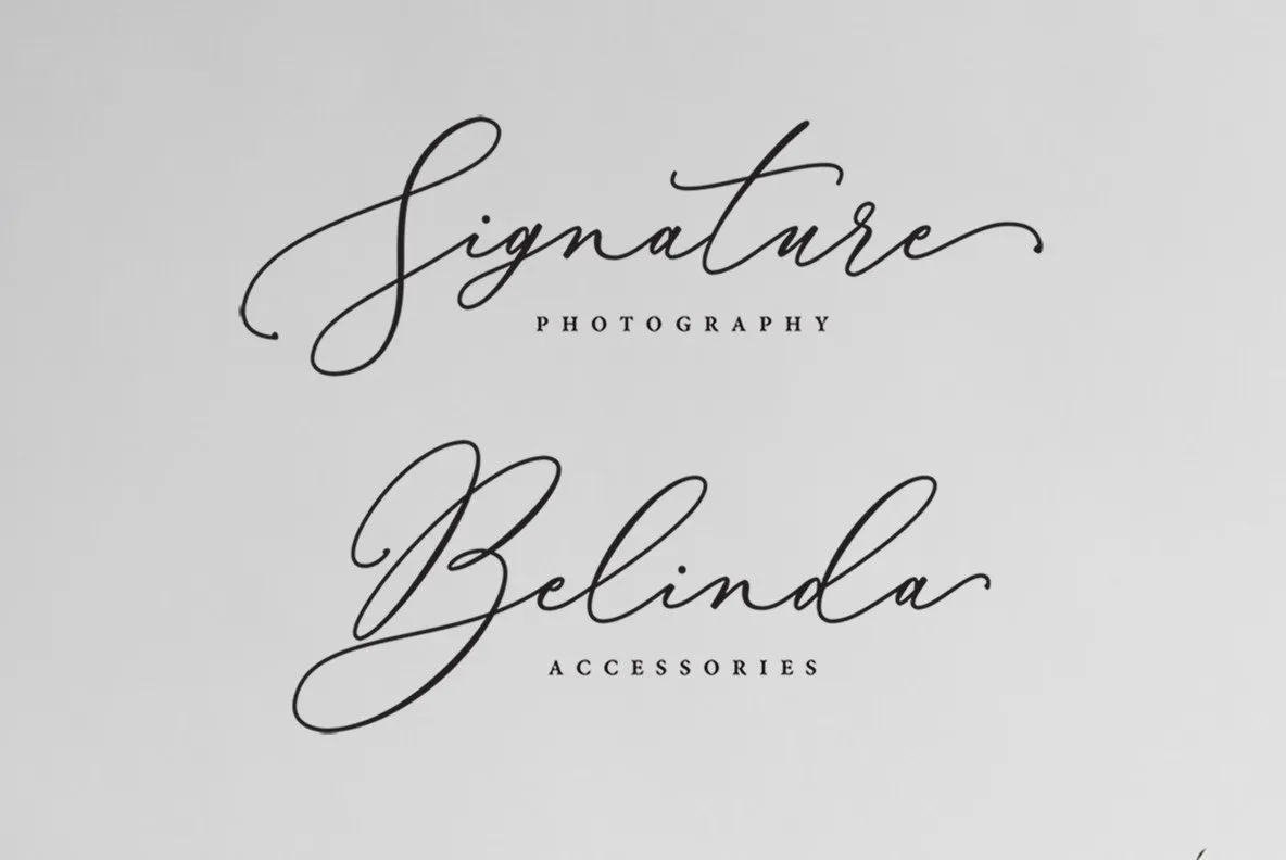 Bellisia Script Font - YouWorkForThem