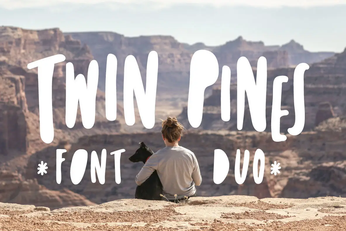 Twin Pines Font Duo