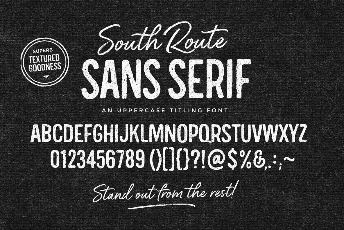 South Route Font Duo - YouWorkForThem