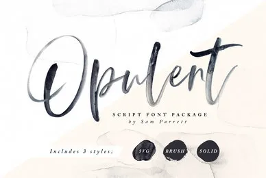 Opulent Font   SVG