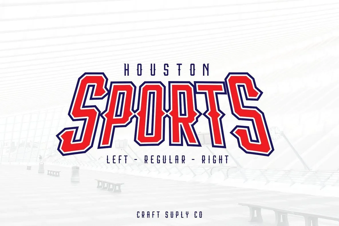 sports script font