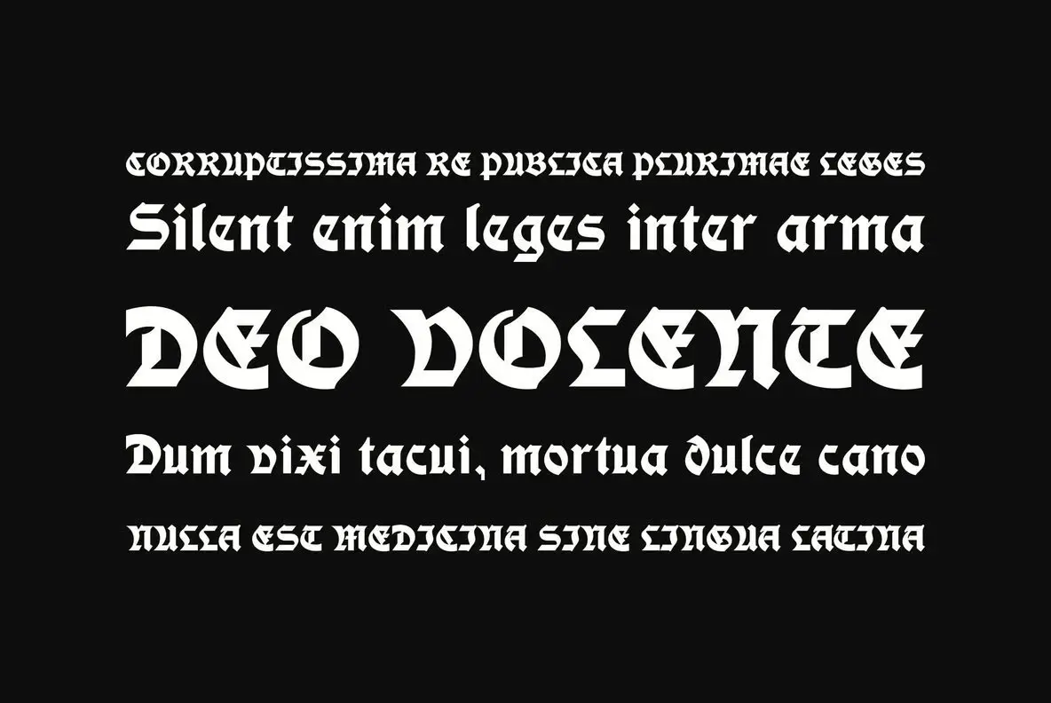 Display Gothic Font - YouWorkForThem