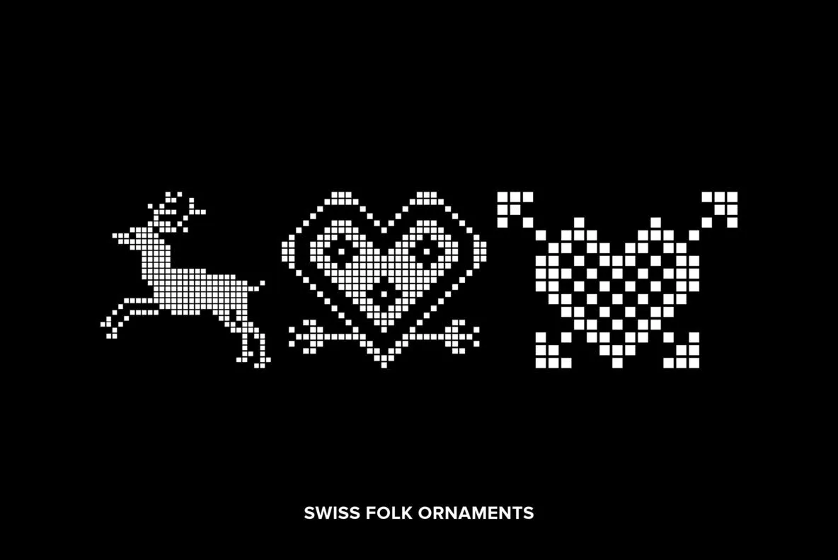 Swiss Folk Ornaments