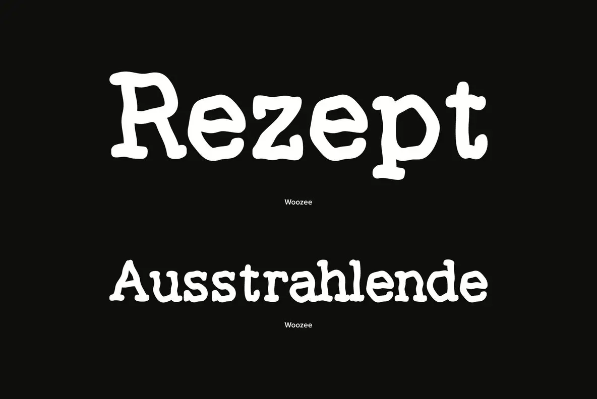 Woozee Font - YouWorkForThem