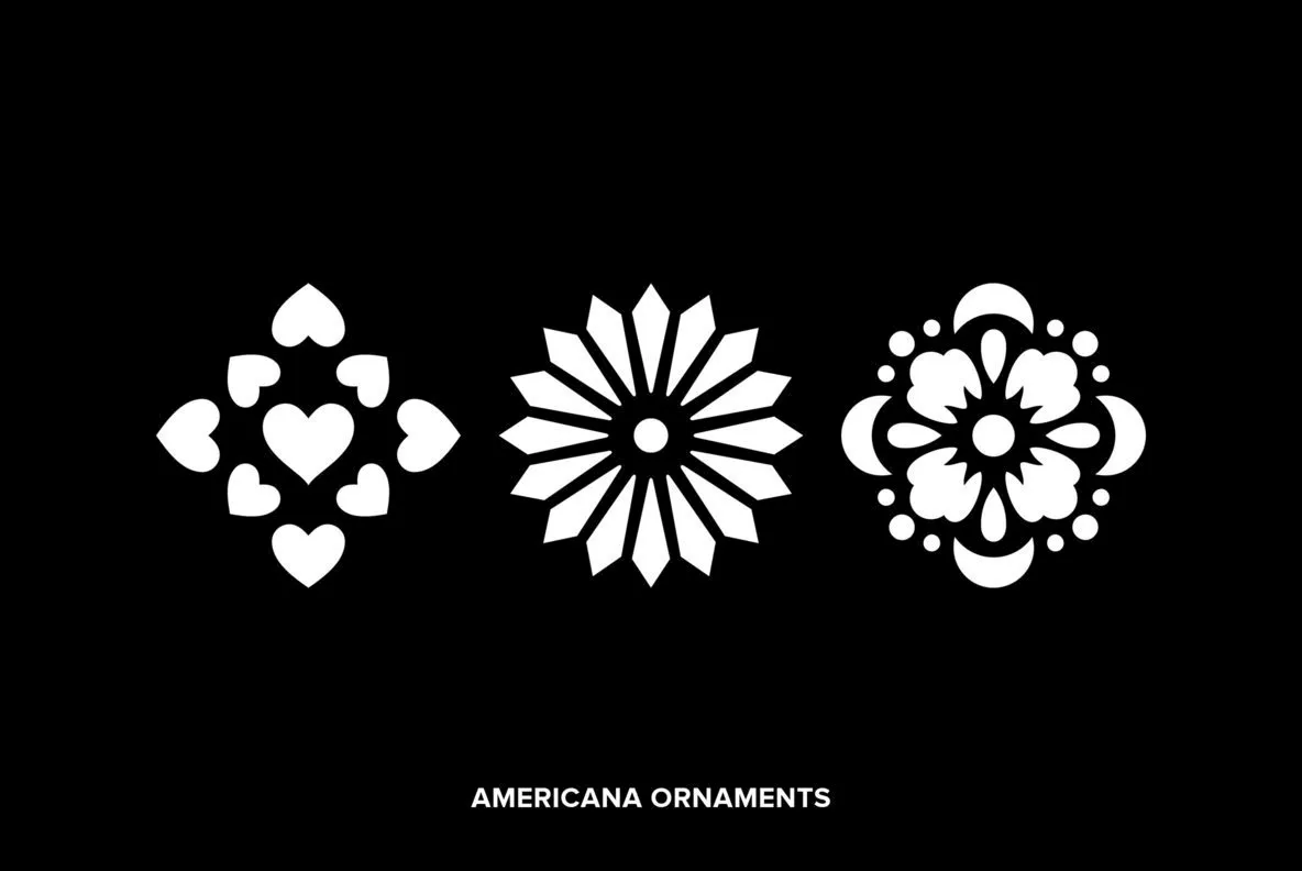 Americana Ornaments