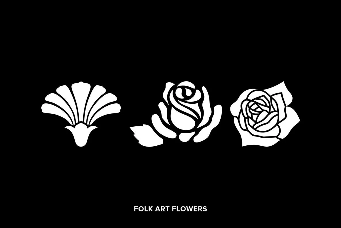 Folk Art Flowers