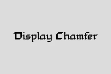 Display Chamfer