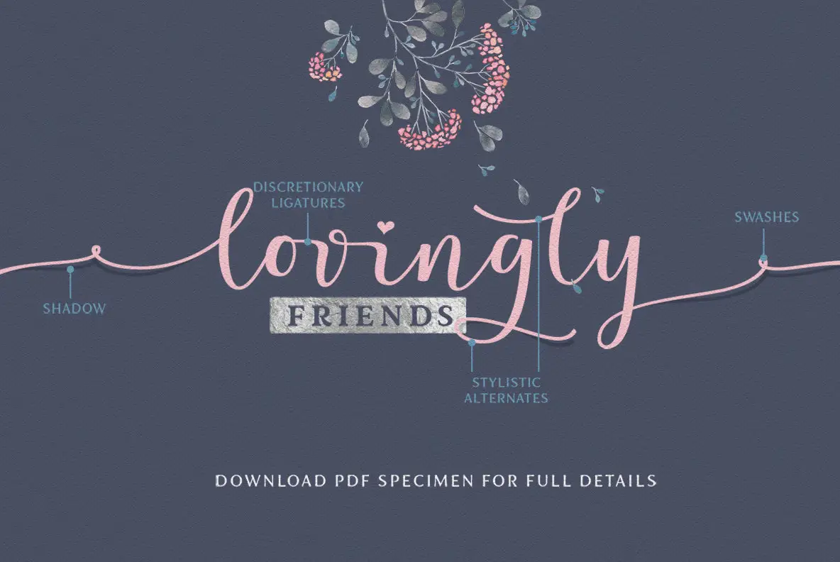 Lovingly Friends Font - Youworkforthem