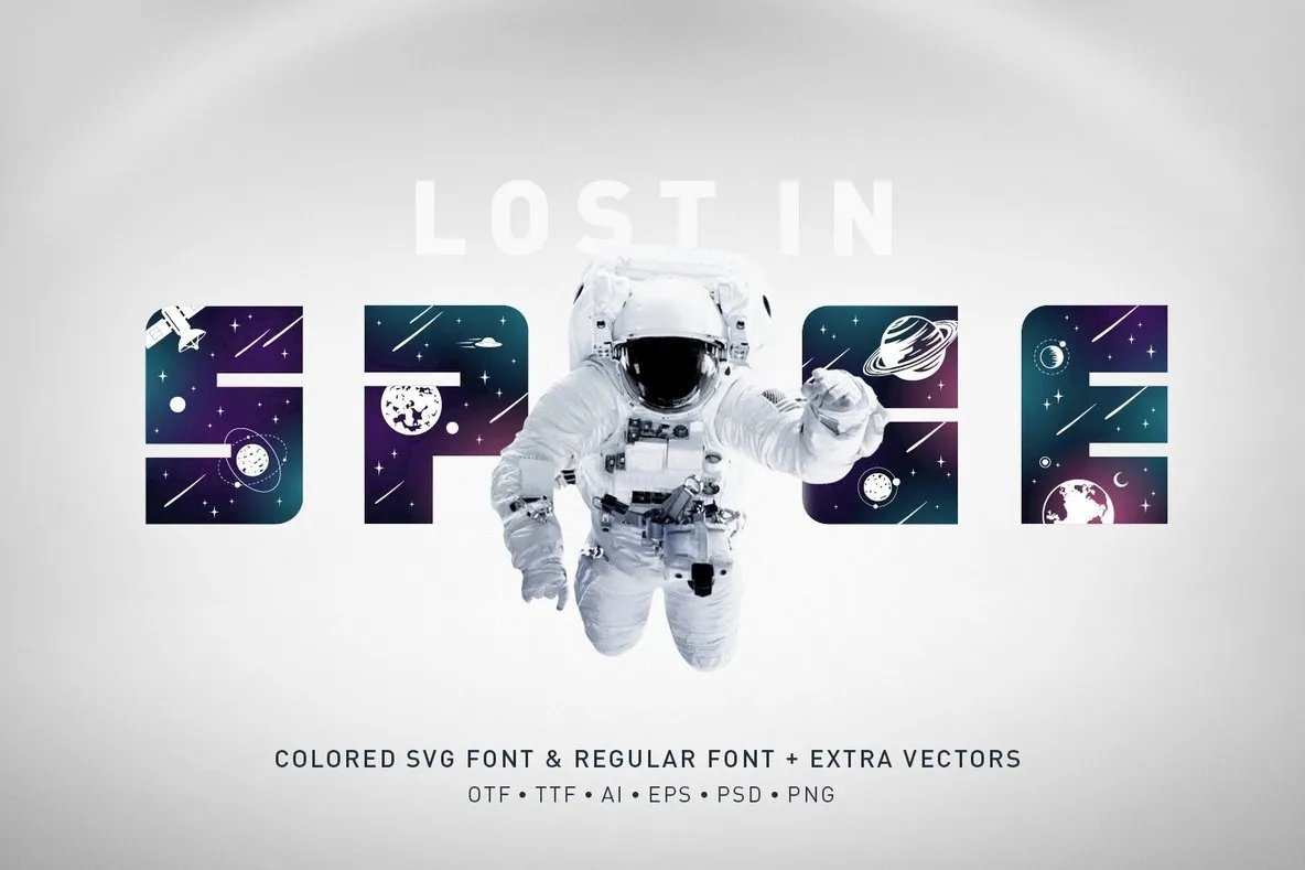 Lost In Space - SVG Font