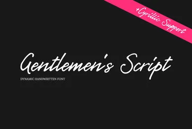 Gentlemens Script