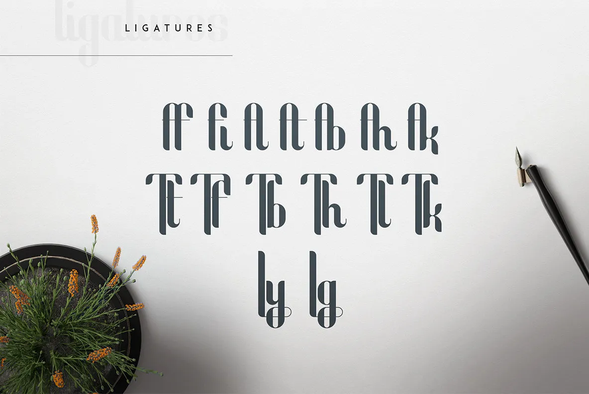 Fonatik Display Font and Extras - YouWorkForThem