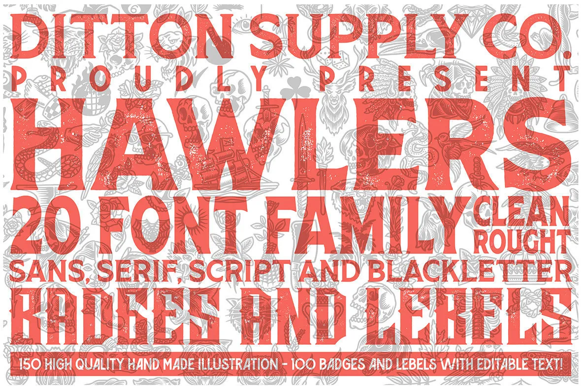 Hawlers Font Family