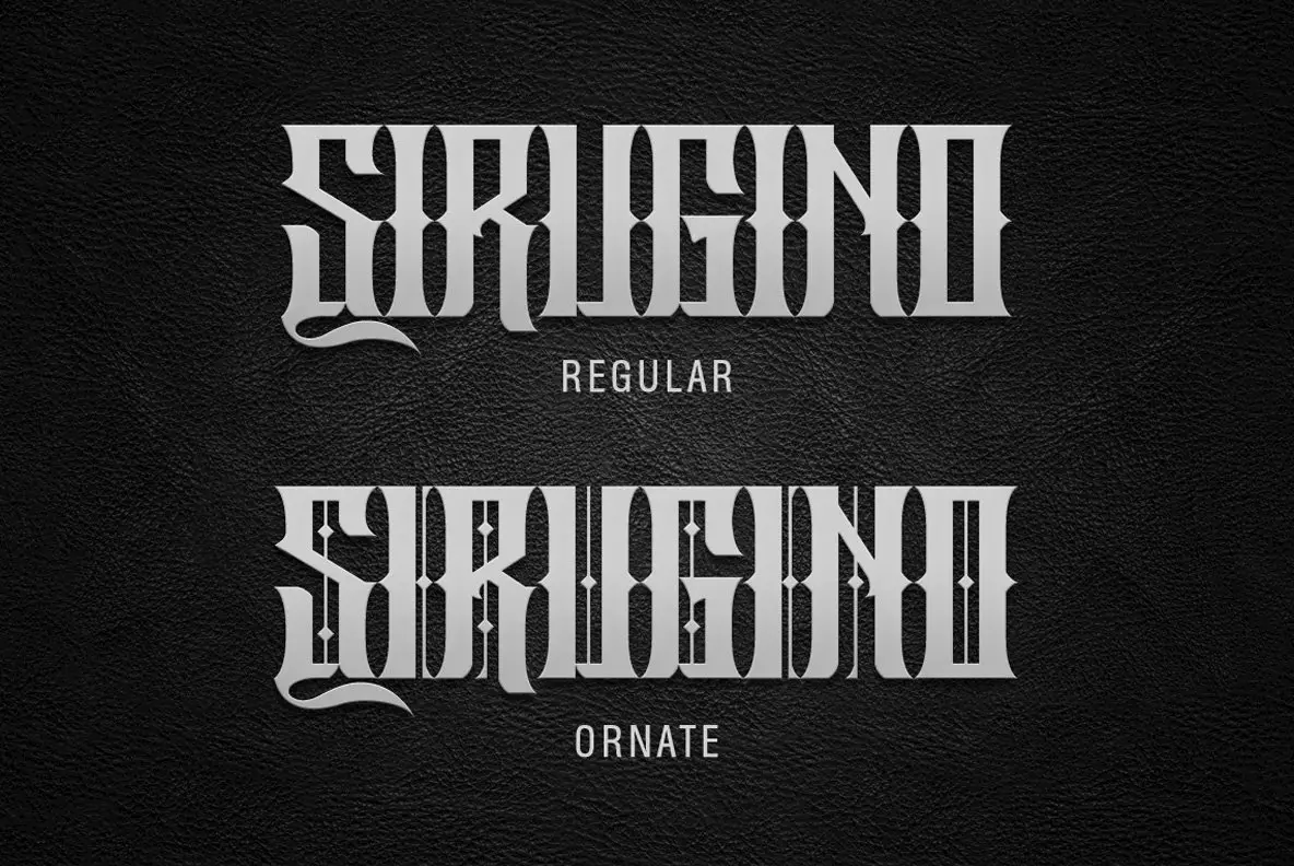 Sirugino Font - YouWorkForThem