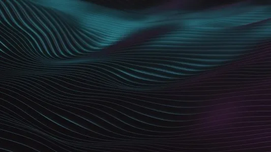 Iridescent Colorful Looping Wave