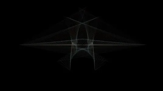 Organic Wireframe Forms 07