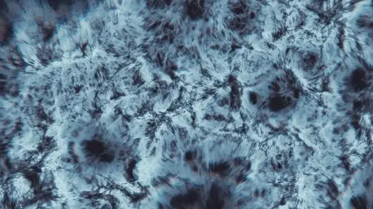 Blue Fractal VFX Background