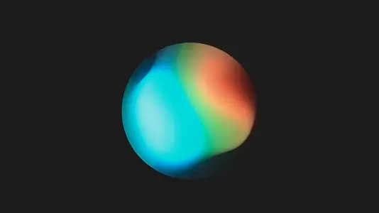 Colorful Flowing Energy Ball   Seamless VJ Looped Visuals