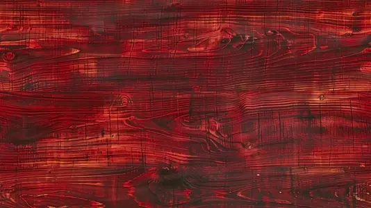 Seamless red stained wooden texture with visible grain patterns